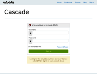 cascade.unfuddle.com screenshot