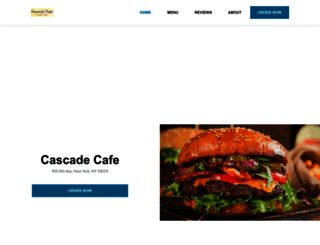 cascadecafe.net screenshot