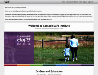 cascadedafoinstitute.com screenshot