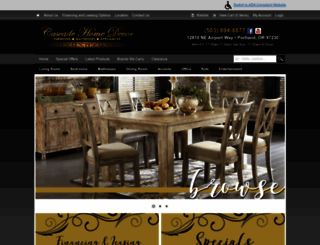 cascadehomedecor.com screenshot