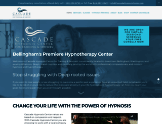 cascadehypnosiscenter.com screenshot