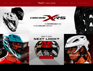 cascadelacrosse.com screenshot