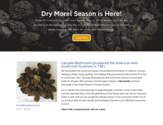 cascademushroom.com screenshot