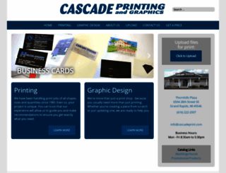 cascadeprint.com screenshot