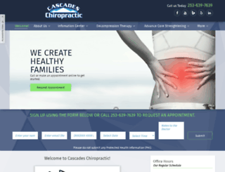 cascadeschiropractic.com screenshot