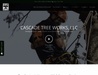 cascadetreeworkswa.com screenshot