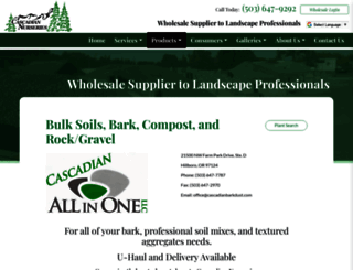cascadianbarkdust.com screenshot