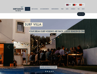 cascaissurfschool.com screenshot