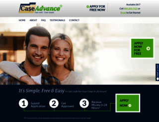 caseadvance.com screenshot
