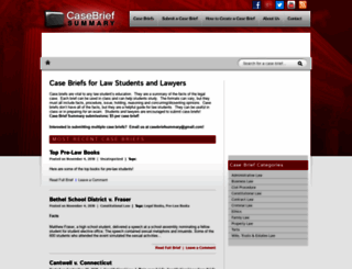 casebriefsummary.com screenshot