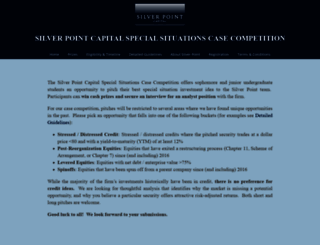 casecompetition.silverpointcapital.com screenshot