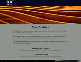 casecraftersinc.com screenshot
