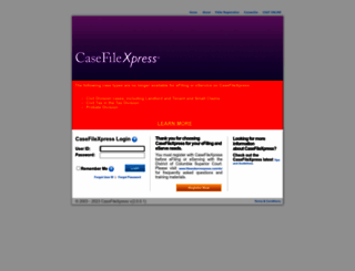 casefilexpress.com screenshot