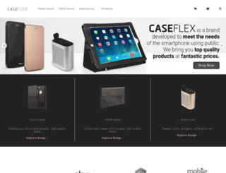 caseflexaccessories.com screenshot
