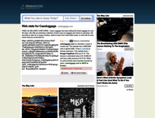 caseluggage.com.clearwebstats.com screenshot