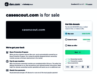 casescout.com screenshot