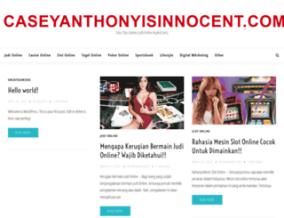 caseyanthonyisinnocent.com screenshot