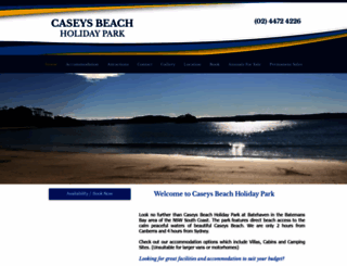 caseysbeach.com.au screenshot