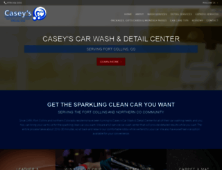 caseyscarwash.com screenshot