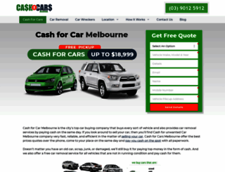 cash-for-car-melbourne.com.au screenshot