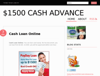 cash1hour.wordpress.com screenshot