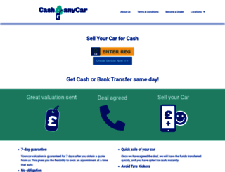 cash4anycar.co.uk screenshot