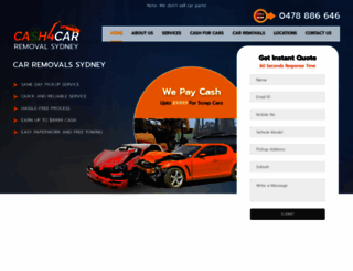 cash4carremovalsydney.com.au screenshot
