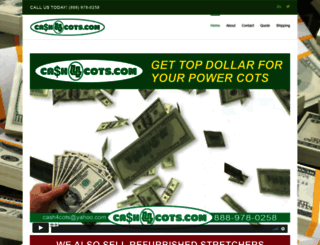 cash4cots.com screenshot