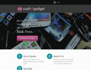 cash4gadget.com screenshot