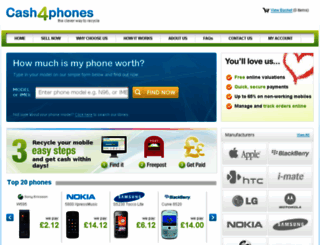 cash4phones.co.uk screenshot