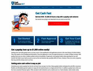 cashadvance24.net screenshot