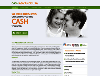 cashadvanceusa.net screenshot