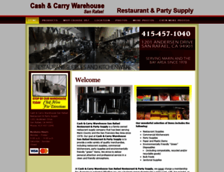 cashandcarrywarehousesanrafael.com screenshot