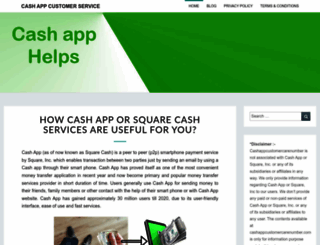 cashappcustomercarenumber.com screenshot