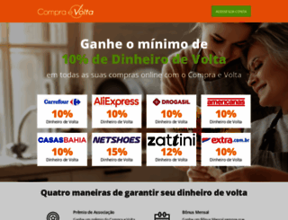 cashback.compraevolta.com.br screenshot