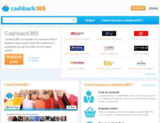 cashback365.it screenshot