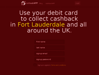 cashbackcard.com screenshot