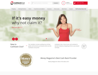 cashbackclub.com.au screenshot