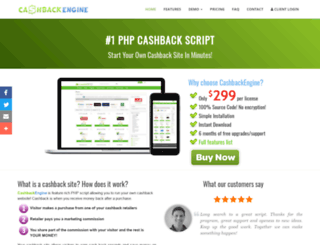 cashbackengine.net screenshot