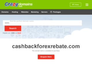 cashbackforexrebate.com screenshot