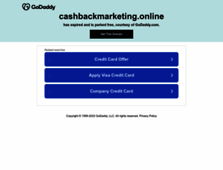 cashbackmarketing.online screenshot