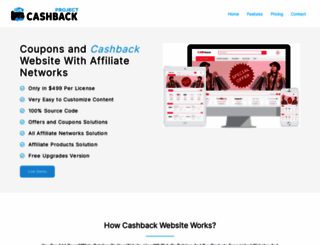 cashbackproject.com screenshot