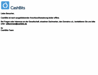 cashbits.de screenshot