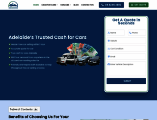 cashcarwreckers.com.au screenshot