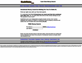 cashclaim.com screenshot