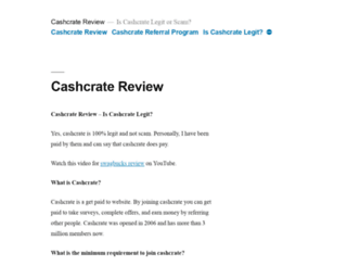 cashcratereviewandtips.com screenshot