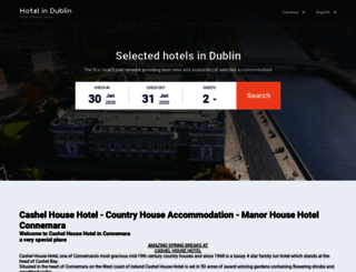 cashel-house-hotel.com screenshot