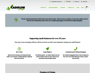 cashflow-manager.com.au screenshot