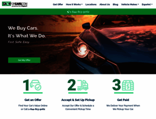 cashforcars.com screenshot
