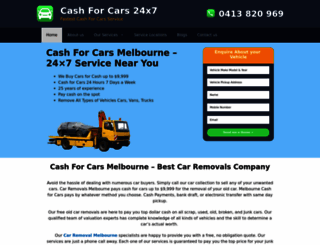 cashforcars24x7.com.au screenshot